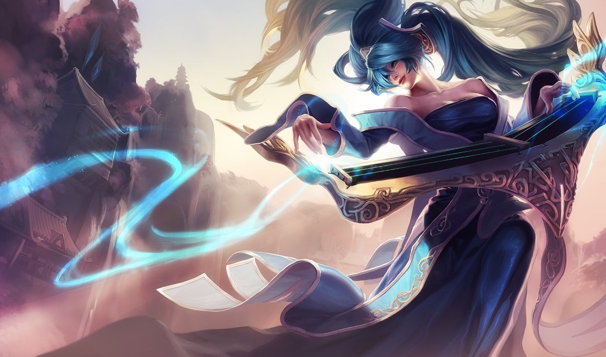 New default Sona skin wallpaper