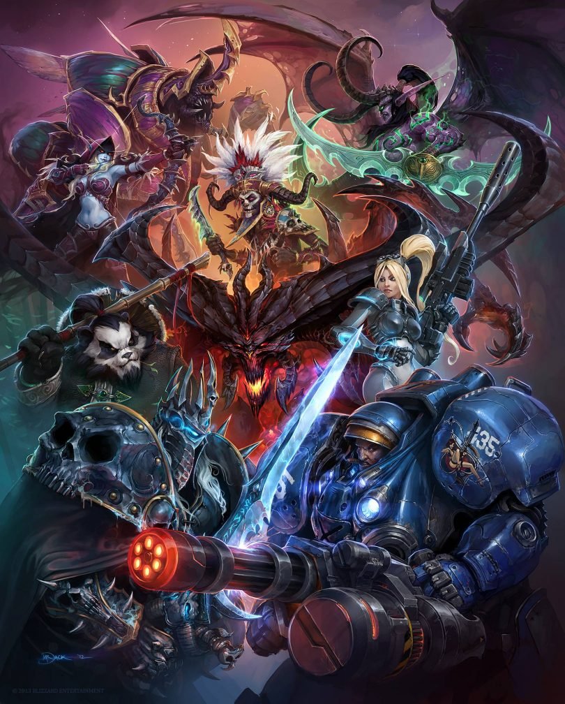 BlizzCon 2013 Heroes of the Storm Poster