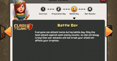 Clash of Clans - Clan Wars Update Title Screen