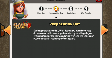 Clash of Clans - Clan Wars Preparation Day