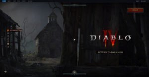 Diablo 4 Website Homepage Return to Darkness