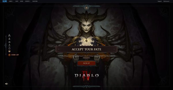 Diablo 4 Sign Up Accept Your Fate