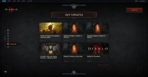 Diablo 4 Website Dev Updates